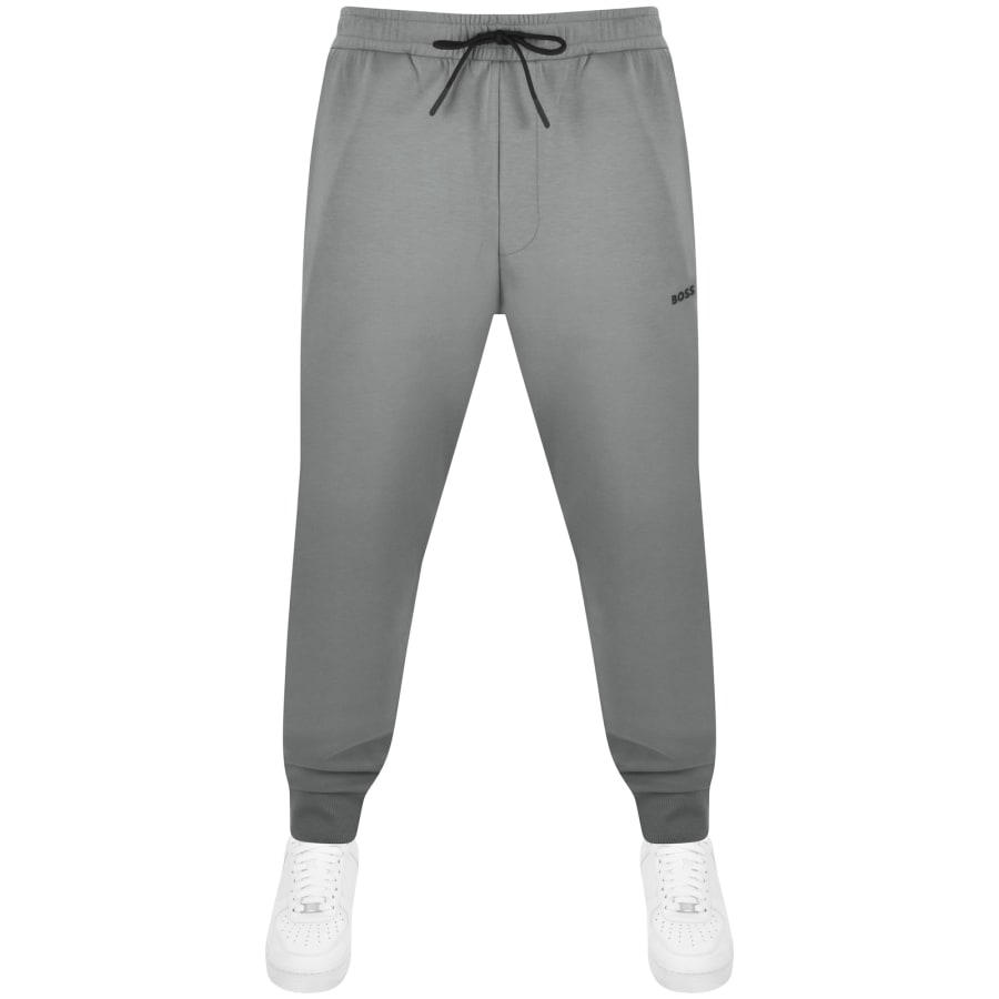 BOSS Hooded Full Zip Tracksuit Set Grey Mainline Menswear United States